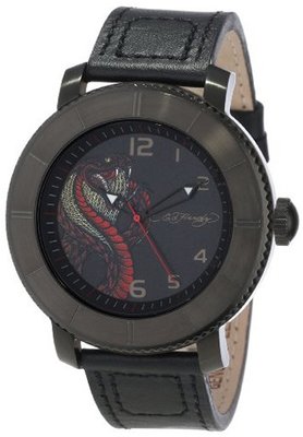 Ed Hardy AS-BK Astor Black Quartz Analog