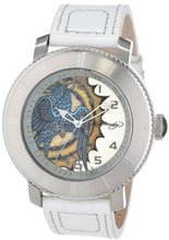 Ed Hardy AS-WH Astor Quartz Analog White Strap