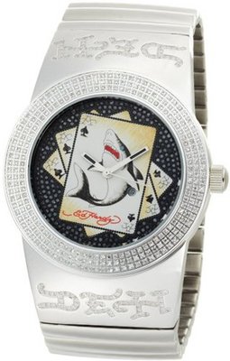 Ed Hardy CS-SS Card Shark Stainless Steel