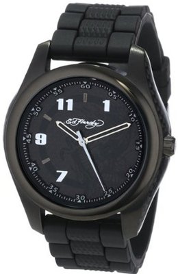 Ed Hardy RV-BK Raven Black Quartz Analog