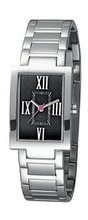 Edc Quartz graceful gal - sparkling silver, black EE100112002 with Metal Strap