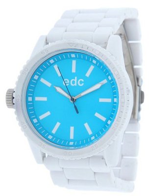 Edc Quartz Summer Starlet - Cool Turquoise EE100482012 with Plastic Strap