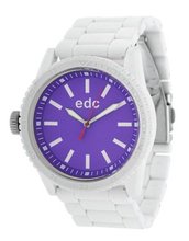 Edc Quartz Summer Starlet - Crazy Purple EE100482010 with Rubber Strap