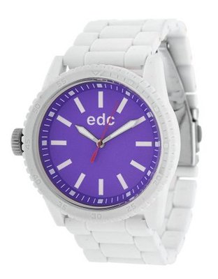 Edc Quartz Summer Starlet - Crazy Purple EE100482010 with Rubber Strap