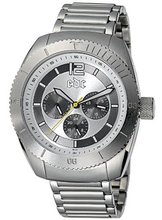 Edc Quartz super sonic - sparkling silver, silver EE100011001 with Metal Strap