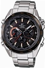 Casio EDIFICE Orange Arrow Series - Solar Tough MVT - Multiband 6 Radio Controlled EQW-T610DB-1A5JF (Japan Import)