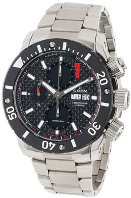 Edox 01115 3 NIN Class 1 Automatic Stainless Steel Chrono Rotating Bezel