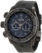 Edox 10304 37N2 GIN Ice Shark Black Multi-Function Rubber