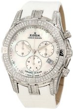 Edox 10404 3DB NAD Grand Ocean Chronograph Mother of Pearl Diamond
