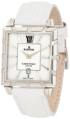Edox 26022 3 NAIN Classe Royale Rectangular Date