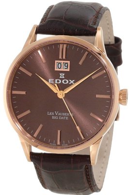 Edox Les Vauberts Big Date 63001 37R BRIR