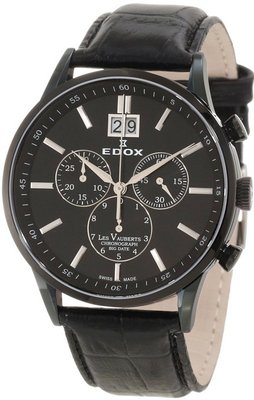 Edox Les Vauberts Chronograph Big Date 10010 37N NIN