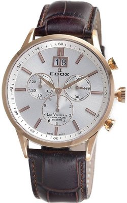 Edox Les Vauberts Chronograph Big Date 10010 37R AIR