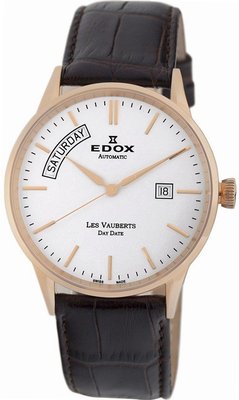 Edox Les Vauberts Day Date Automatic 83007 37R AIR