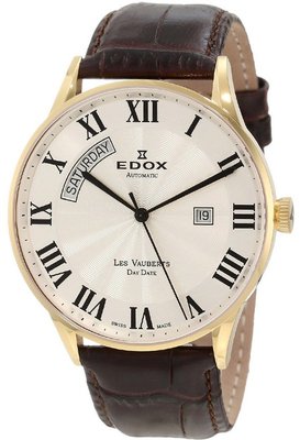 Edox Les Vauberts Day Date Automatic 83010 37J AR