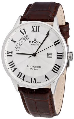 Edox Les Vauberts Day Date Automatic 83010 3B AR