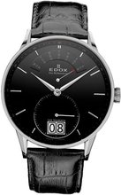 Edox Les Vauberts Day Retrograde 34005 3N NIN