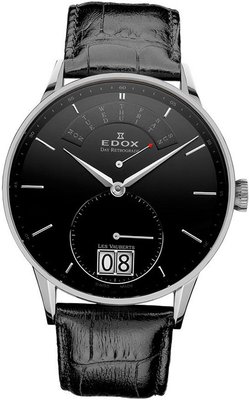 Edox Les Vauberts Day Retrograde 34005 3N NIN