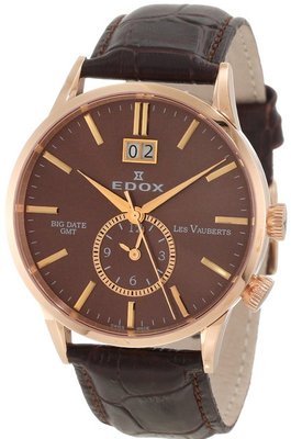 Edox Les Vauberts GMT 62003 37R BRIR