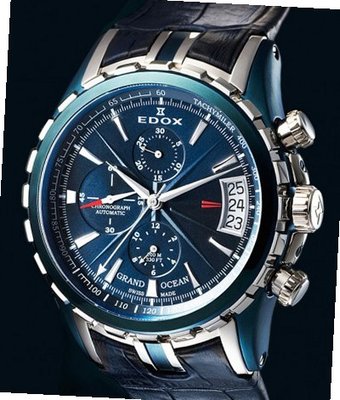 Edox Proud Heritage Grand Ocean Automatic Chronograph