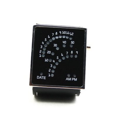 Eeleva 29 LED Blue Red Light Digital Date Lady  Wrist