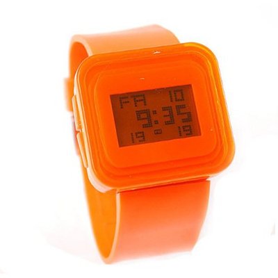 Eeleva Fashion Square Jelly Spreadsheet Digital Orange