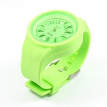Eeleva Lovely Unisex Quartz Wrist w/ Silicone Band Green