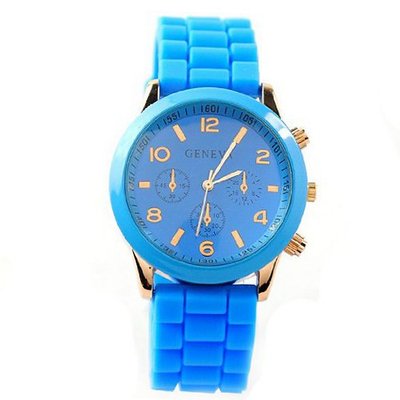 Eeleva New Fashion Silicone Bowl Smooth Surface Light Blue