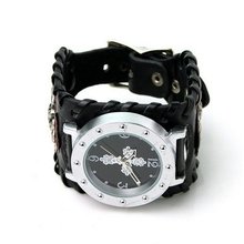Eeleva Punk Gothic Ladies   Gens' Genuine Leather Wrist