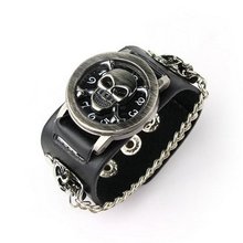 Eeleva Punk Gothic Ladies   Gens' Genuine Leather Wrist