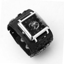 Eeleva Punk Gothic Ladies   Gens' Genuine Leather Wrist