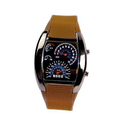 Eeleva RPM Turbo Blue Flash LED BRAND NEW Gift Sports Car Meter Dial  Coffee