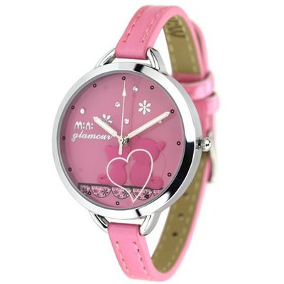 MINI polymer clay es/waterproof students /Cute cat es Pink