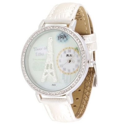 Mini Polymer Clay es/waterproof Students /eiffel Tower Diamond es White