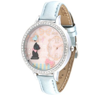 MINI polymer clay es/waterproof students /Paris Cat diamond