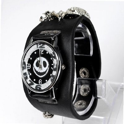 Punk Gothic Ladies   Gens Genuine Leather Wrist Adjustable Spider