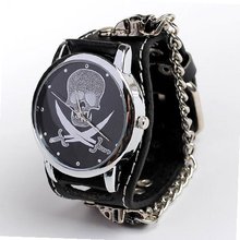 Punk Gothic Ladies   Gens Genuine Leather Wrist