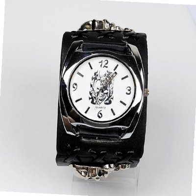 Punk Gothic Ladies   Gens Genuine Leather Wrist