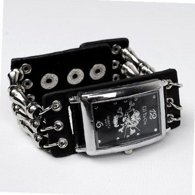 Punk Gothic Ladies   Gens Genuine Leather Wrist