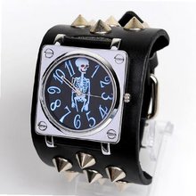 Punk Gothic Ladies   Gens Genuine Leather Wrist