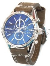 22mm Heavy Hand Stitches Olive Green Leather Strap Fishtail Buckle ideal for big es Fits TAG Heuer Carrera