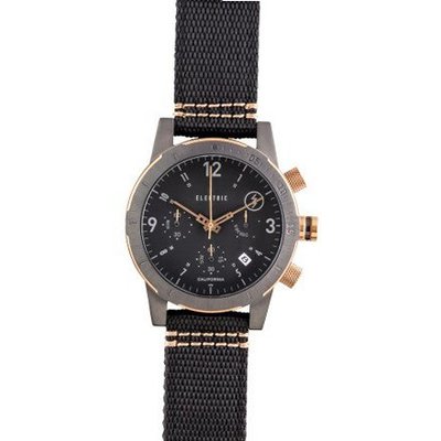 Electric Visual FW02 Nato Luxury - All Black/Copper / One Size