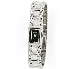 Elgin EG061S Silver-tone Austrian Crystal Accented