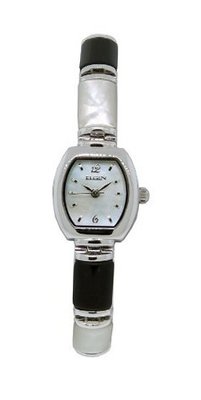 Elgin Eg214st Onyx Mother of Pearl Bracelet with Extra Band
