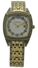 Elgin EG5000 Analog Date Austrian Crystal Gold Tone