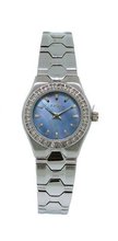 Elgin EG7070 Analog Slate Mother of Pearl White Crystal Adjustable