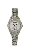 Elgin Eg720 Round Analog Crystal Studded Bracelet