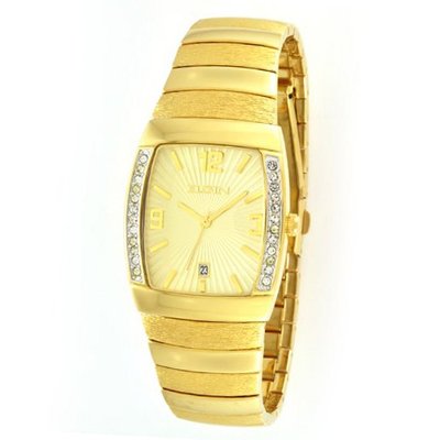 Elgin FG354 Gold-tone Austrian Crystal Accented