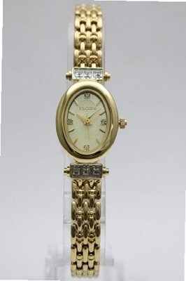 Elgin Gold Tone Bracelet Crystals With Extra Bracelet EG112ST