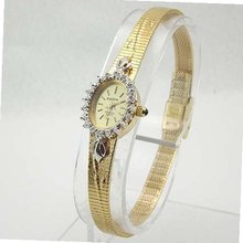 ELGIN Gold-tone Diamond Accented Dress . Model EPS74